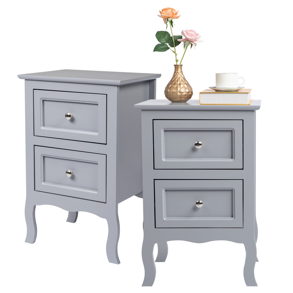 American pastoral  two drawers bedside table