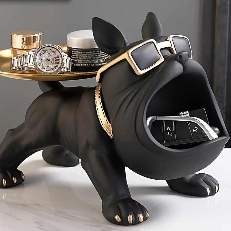 Artistic Resin Dog Sculpture for Home