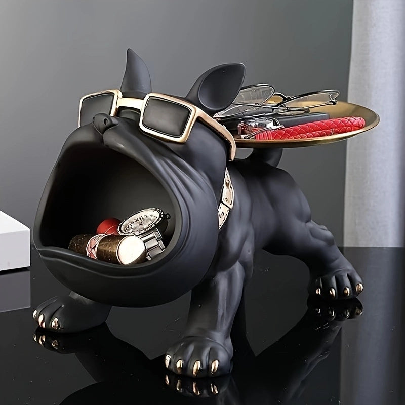 Artistic Resin Dog Sculpture for Home