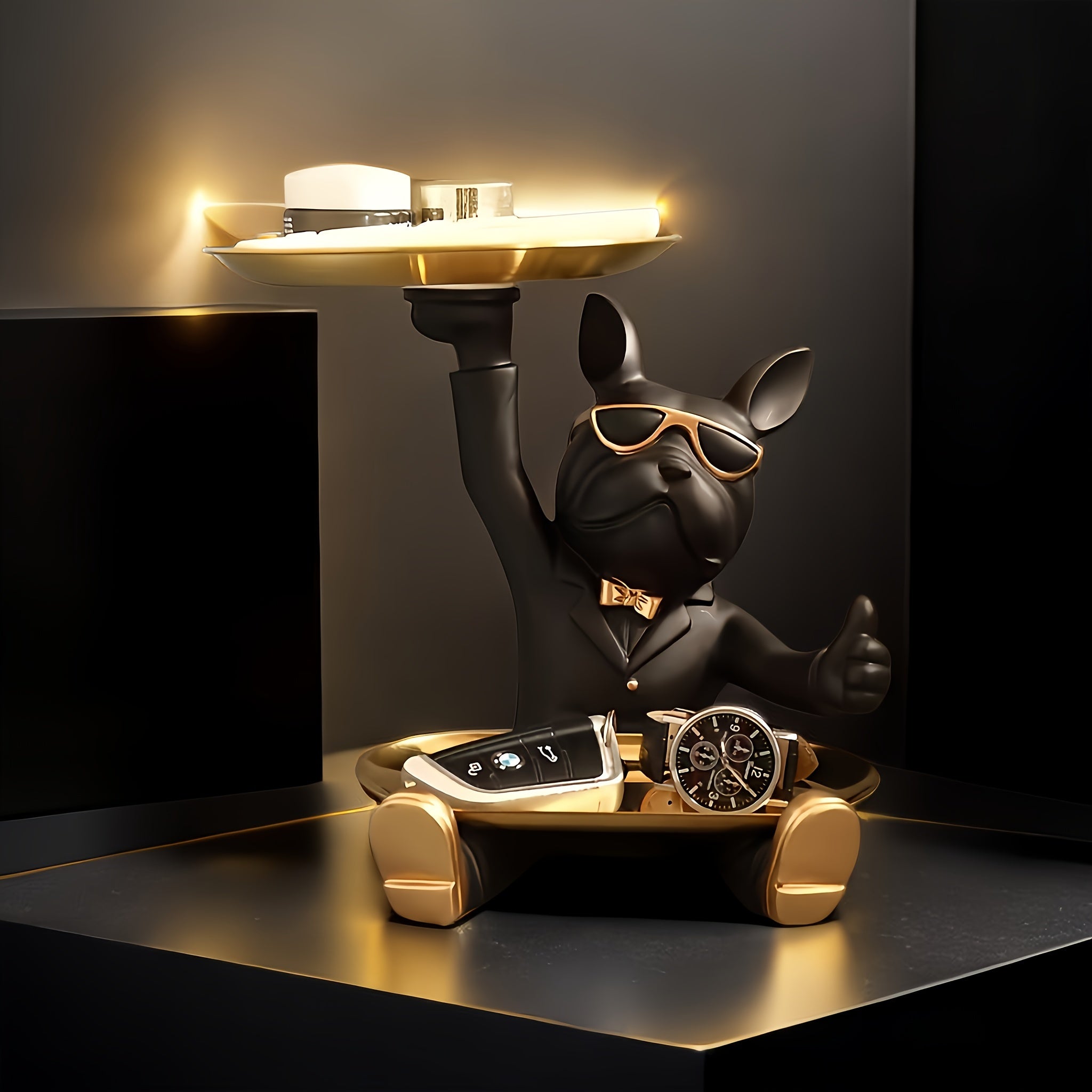 Figurine of a French Bulldog for The Desktop