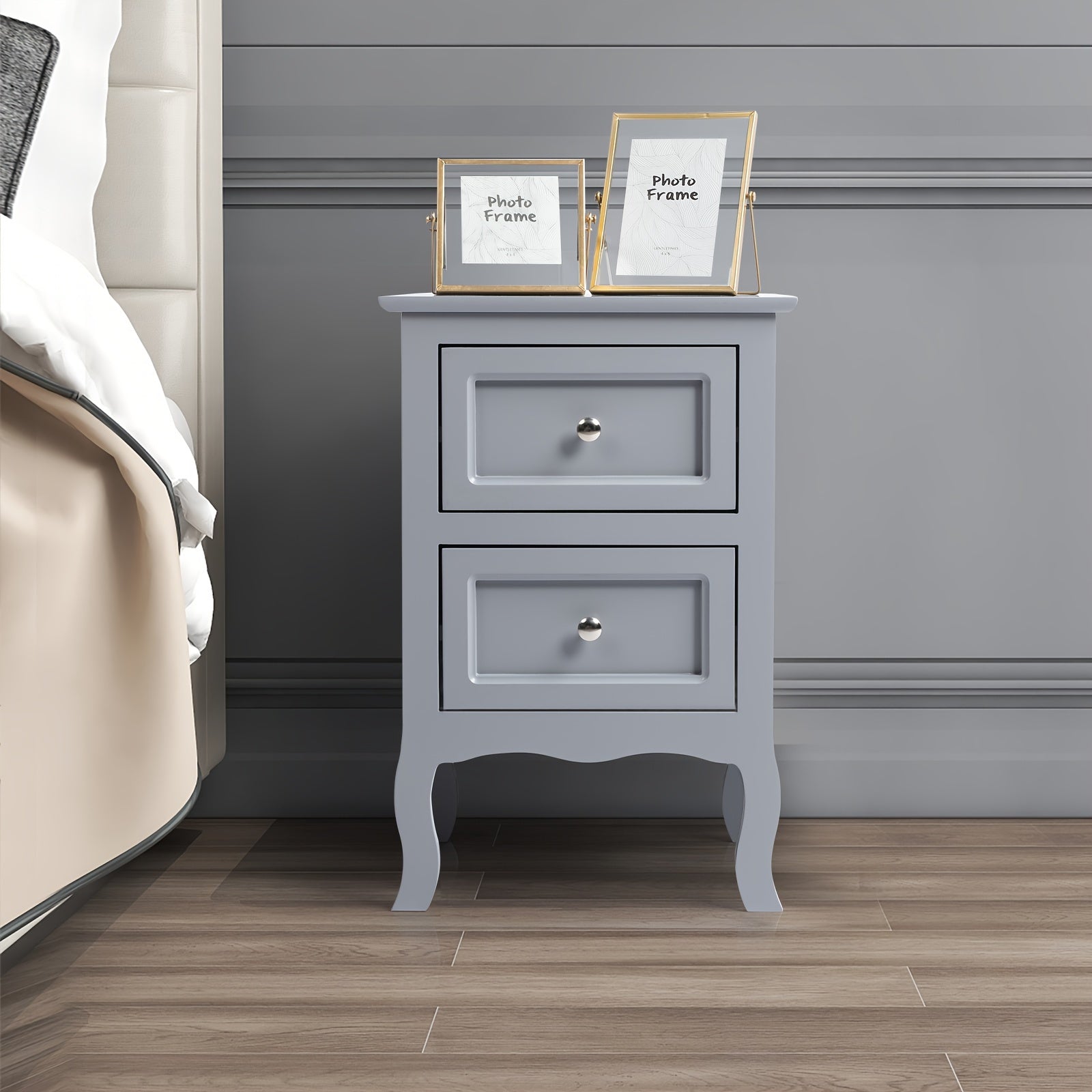 American pastoral  two drawers bedside table