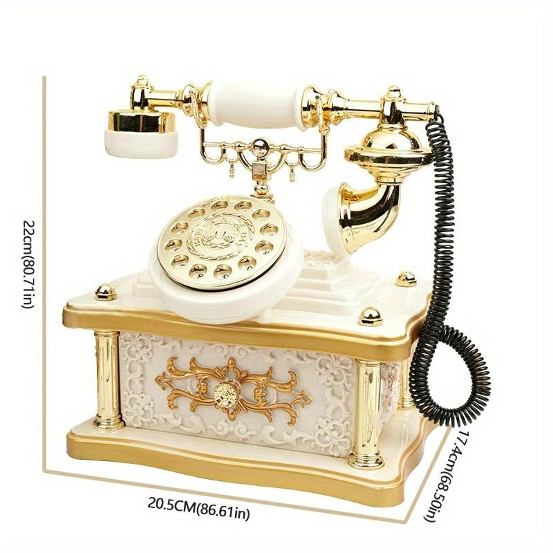 Vintage Rotary Telephone Music Box