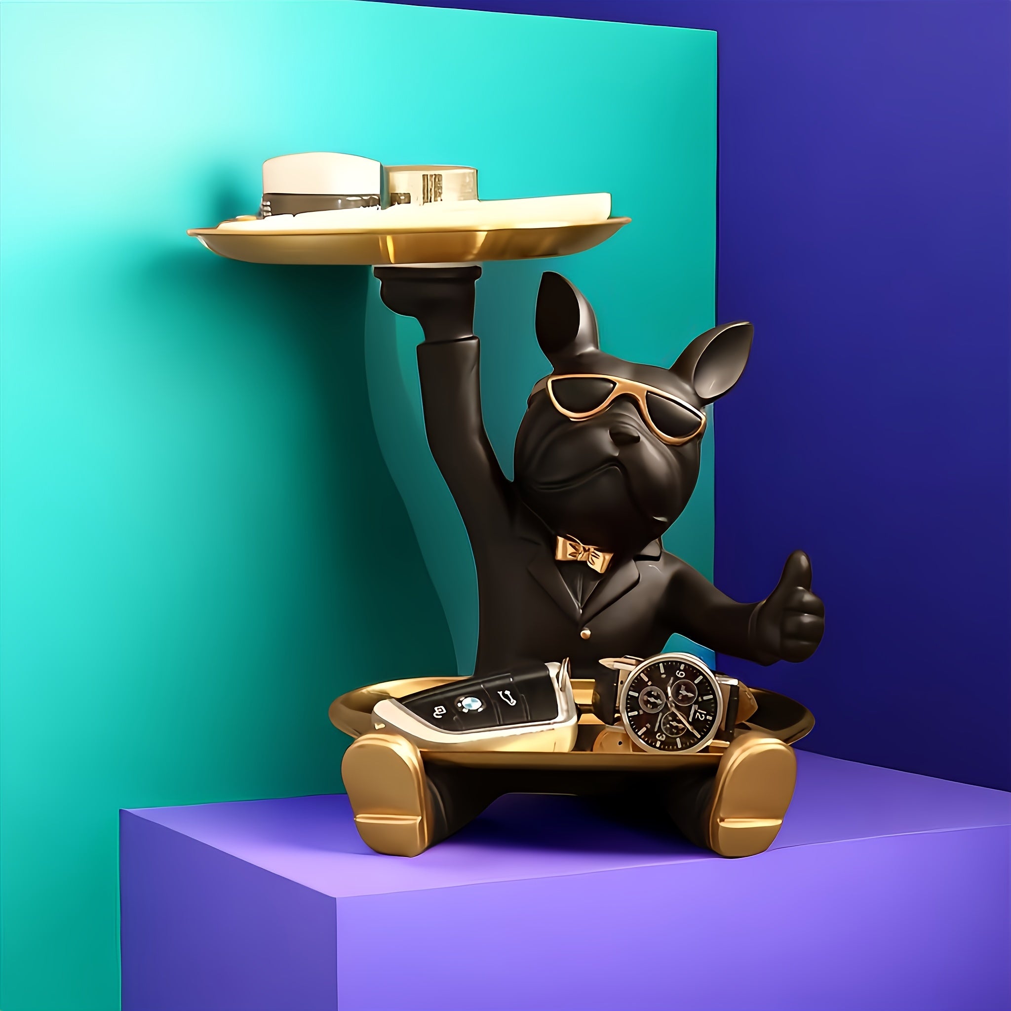 Figurine of a French Bulldog for The Desktop