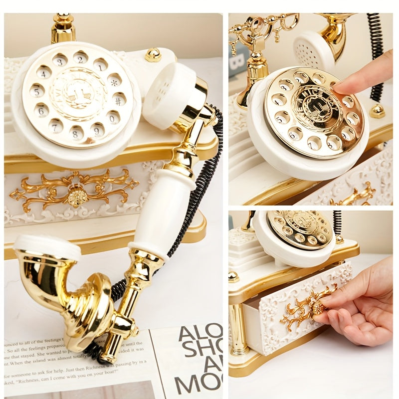 Vintage Rotary Telephone Music Box
