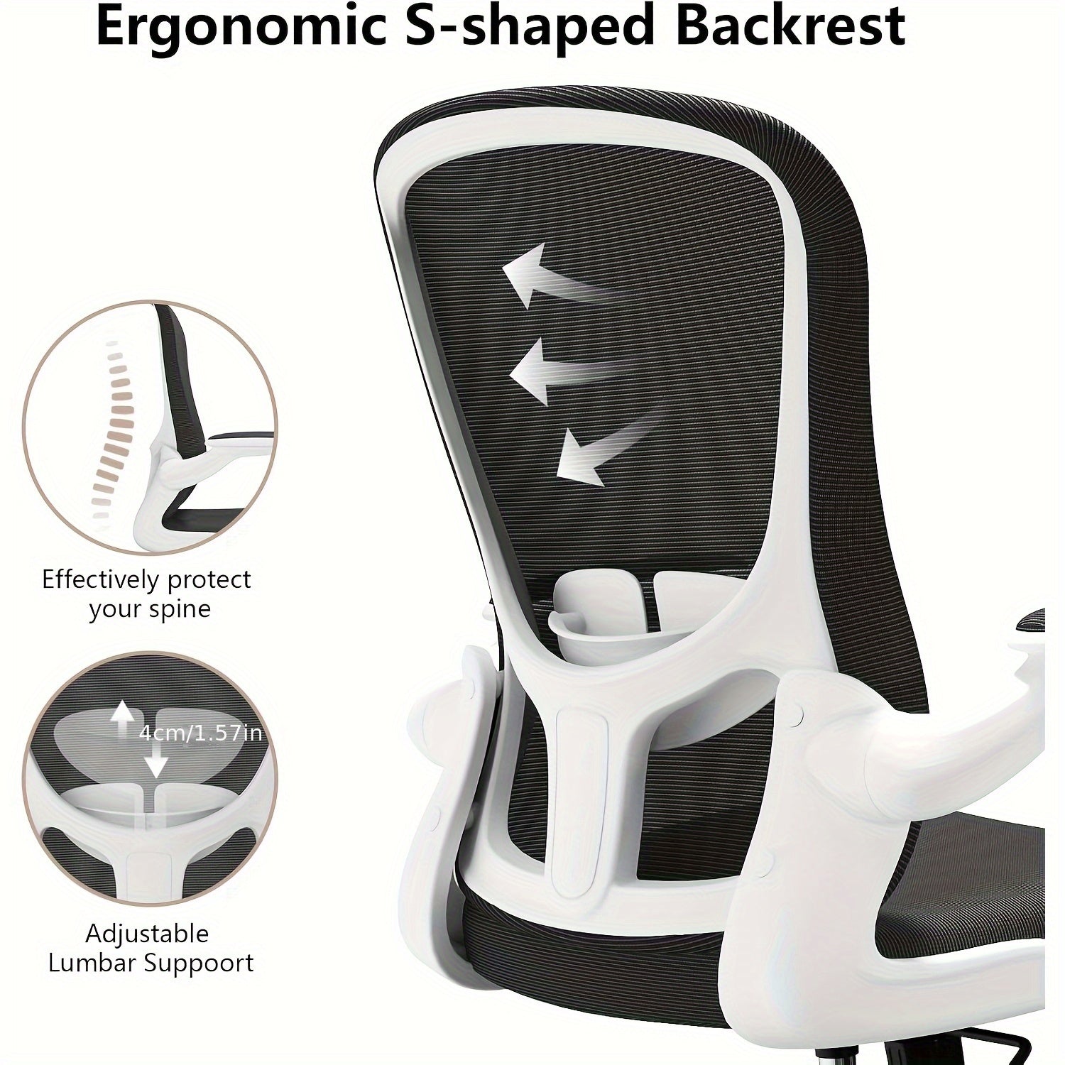 Ergonomic Office Chair Pro With 4D Lumbar Support