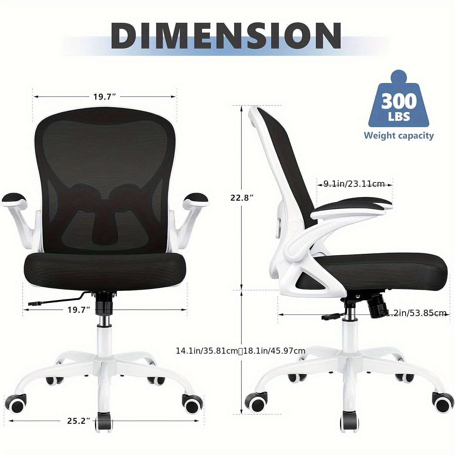 Ergonomic Office Chair Pro With 4D Lumbar Support