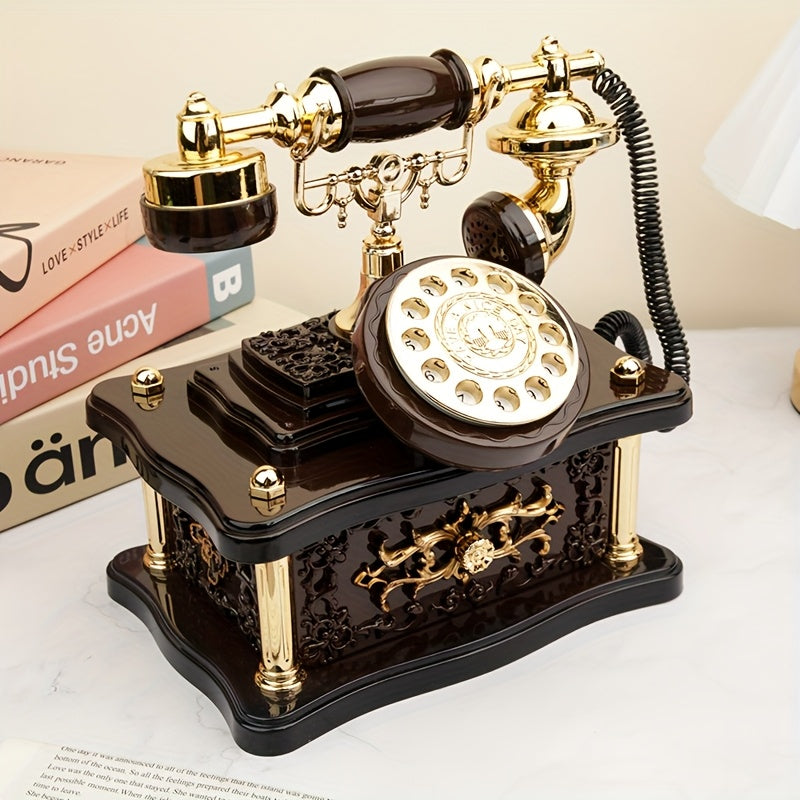 Vintage Rotary Telephone Music Box