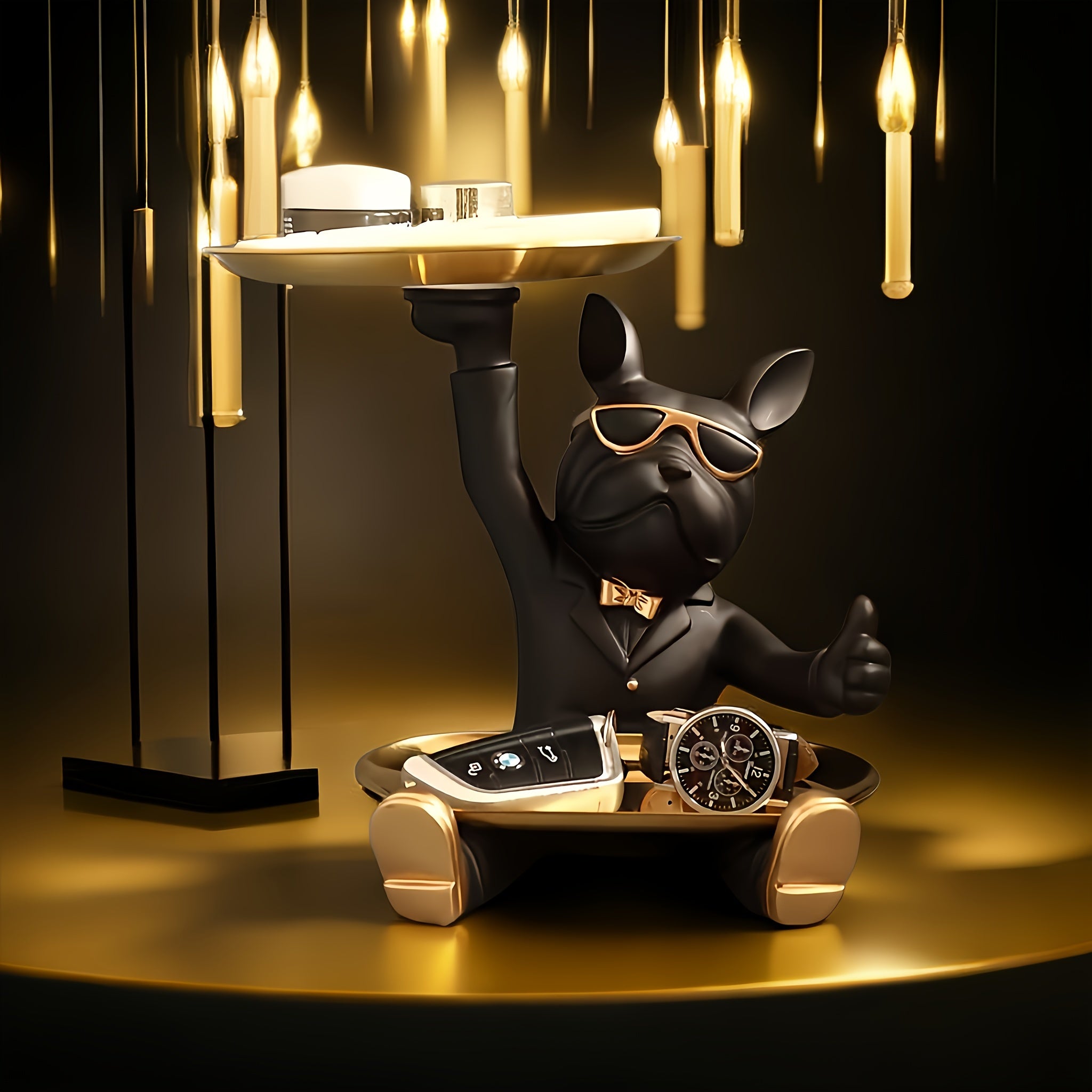Figurine of a French Bulldog for The Desktop